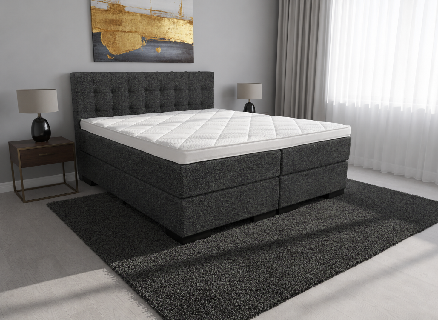 2 persoons boxspring Magnus deluxe - 180cm