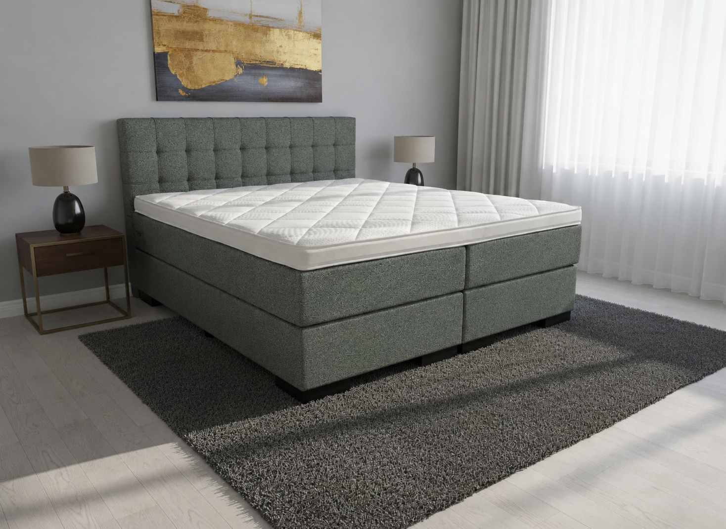 2 persoons boxspring Magnus deluxe - 160cm