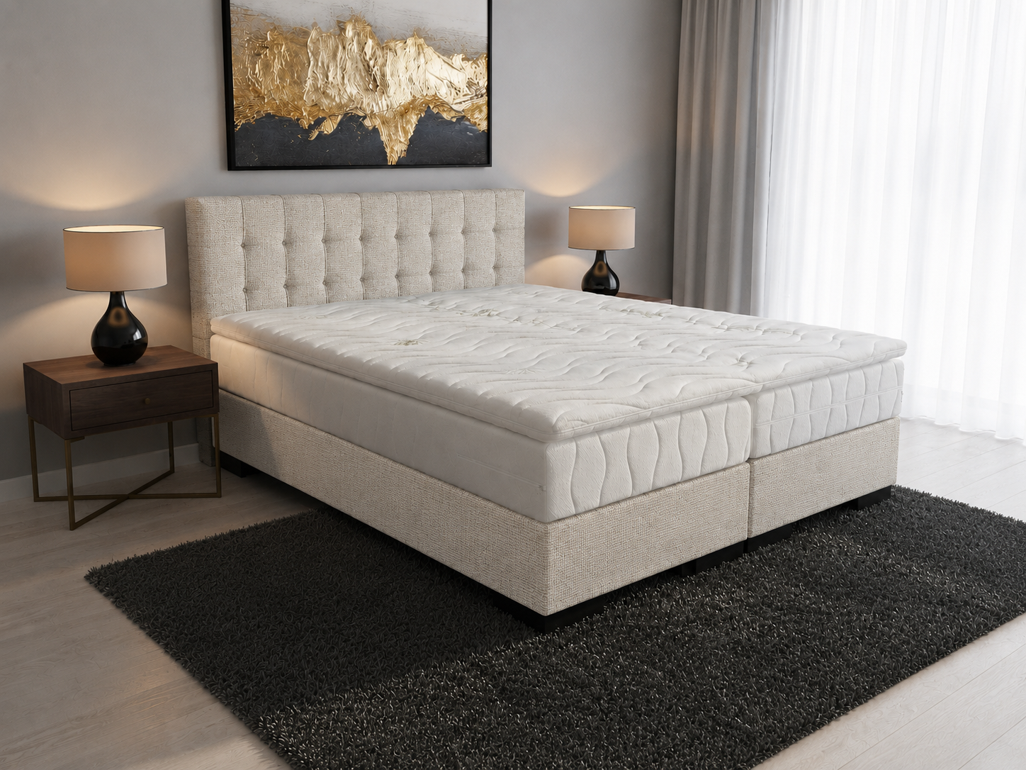 2 persoons boxspring Magnus - 160cm