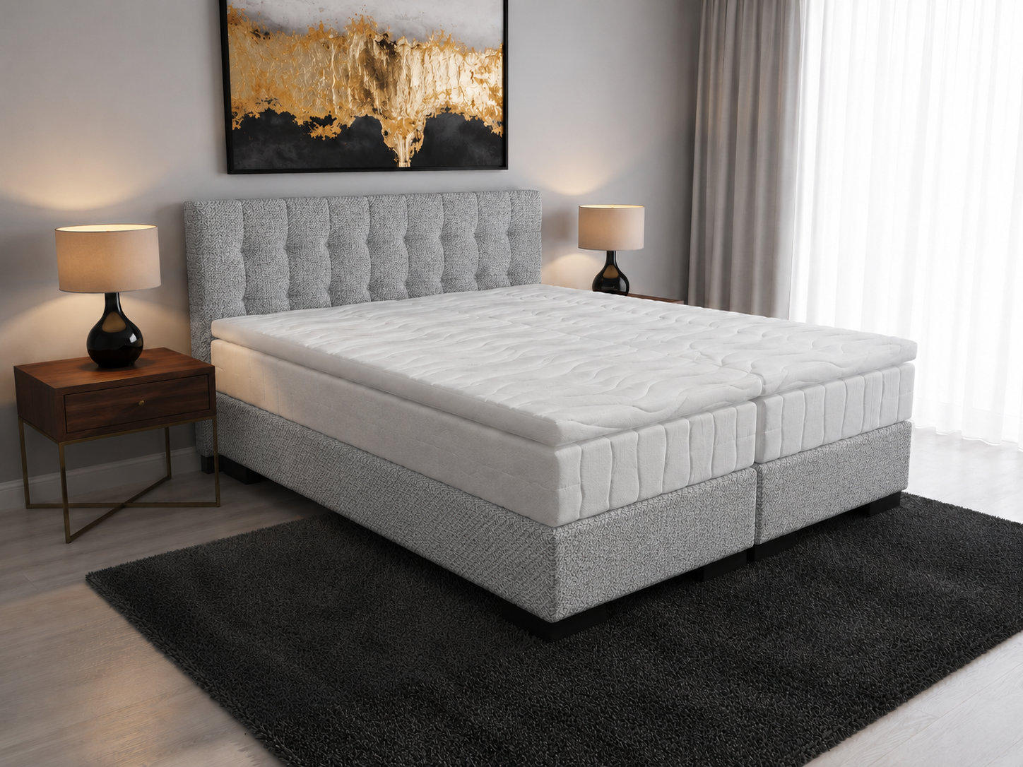 2 persoons boxspring Magnus - 160cm