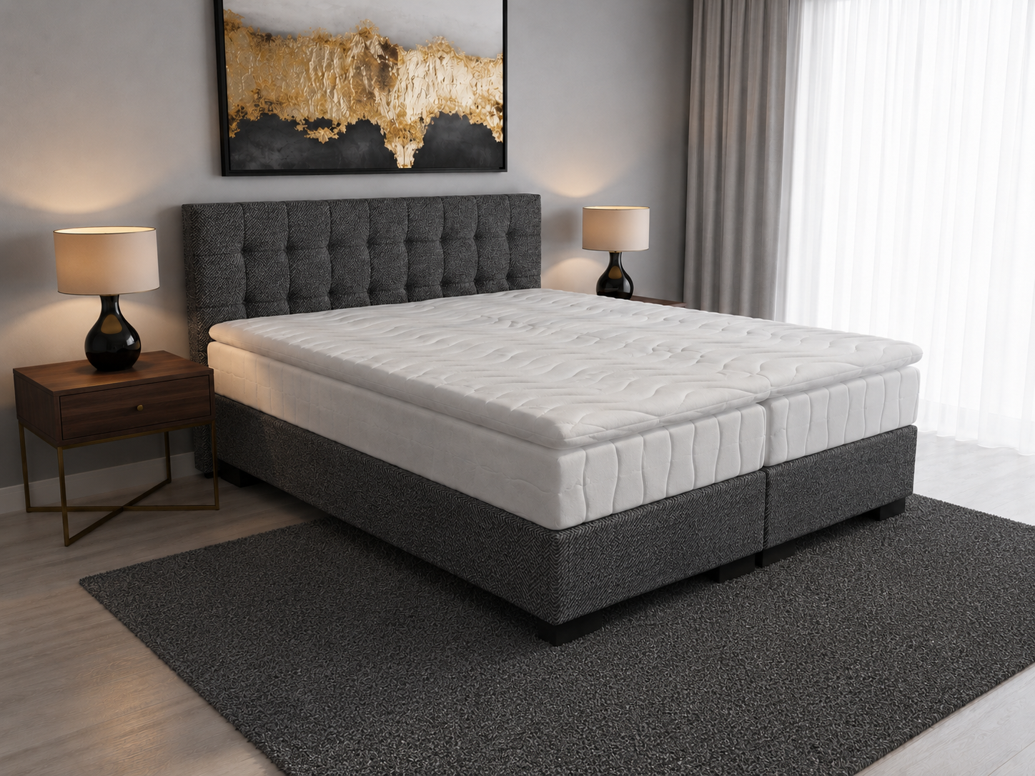 2 persoons boxspring Magnus - 160cm