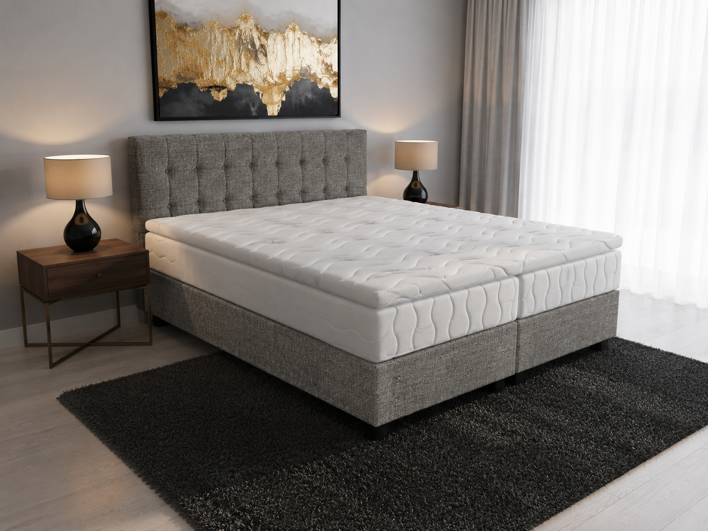 2 persoons boxspring Magnus - 140cm