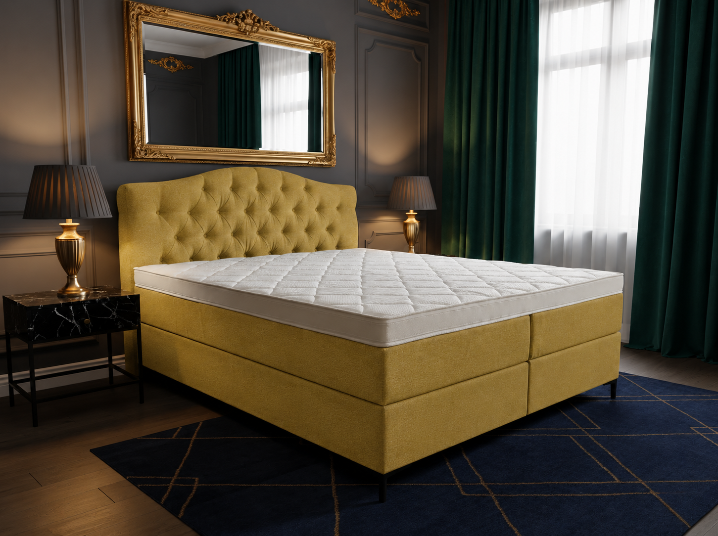 2 persoons boxspring Barok - 180cm