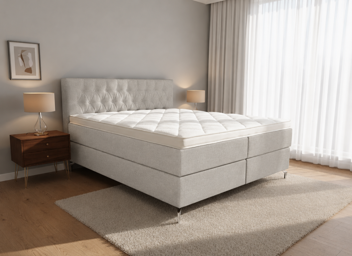 2 persoons boxspring Prestige - 140cm