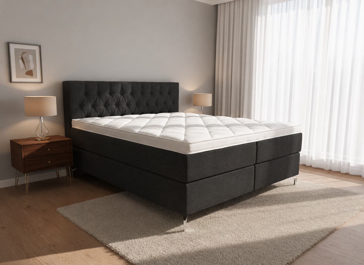 2 persoons boxspring Prestige - 140cm
