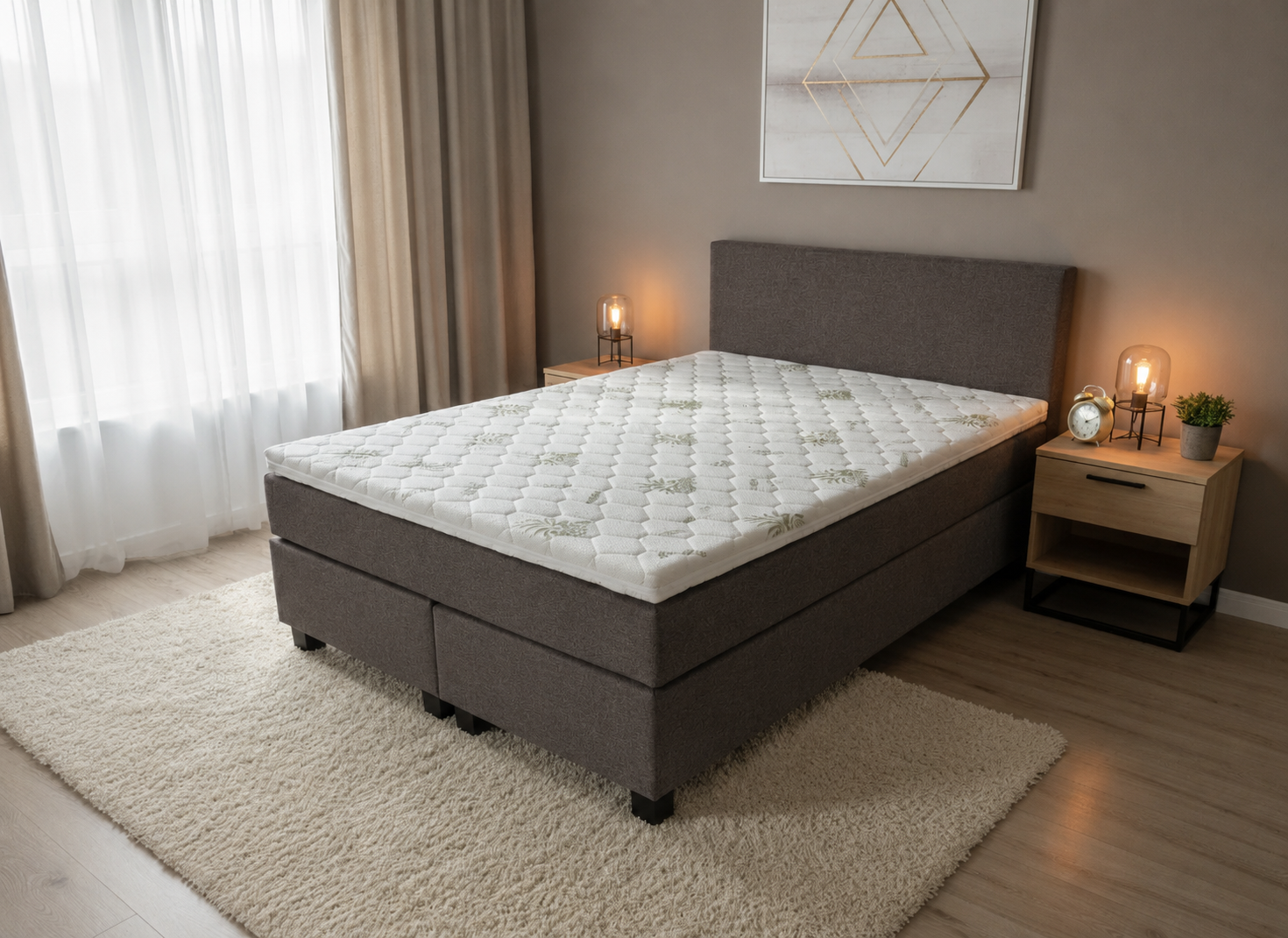 2 persoons boxspring Pro active - 140cm