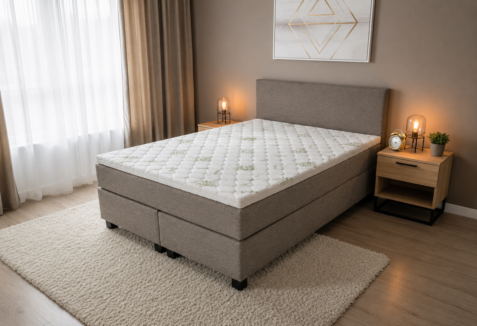 2 persoons boxspring Pro active - 140cm