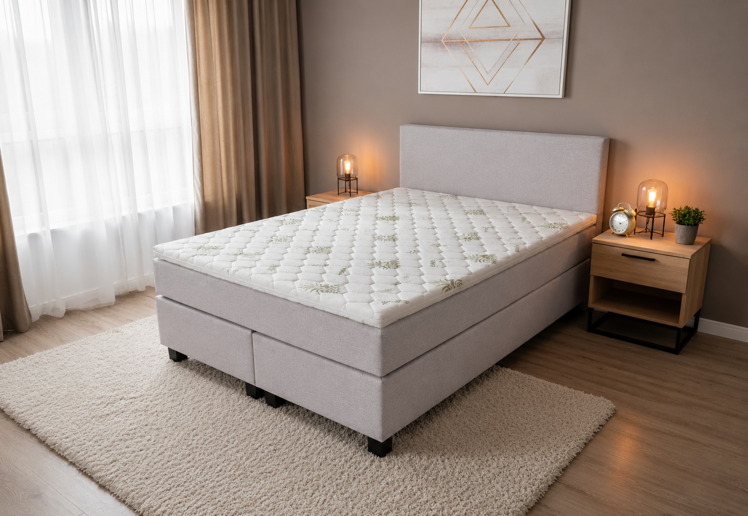 2 persoons boxspring Pro active - 140cm
