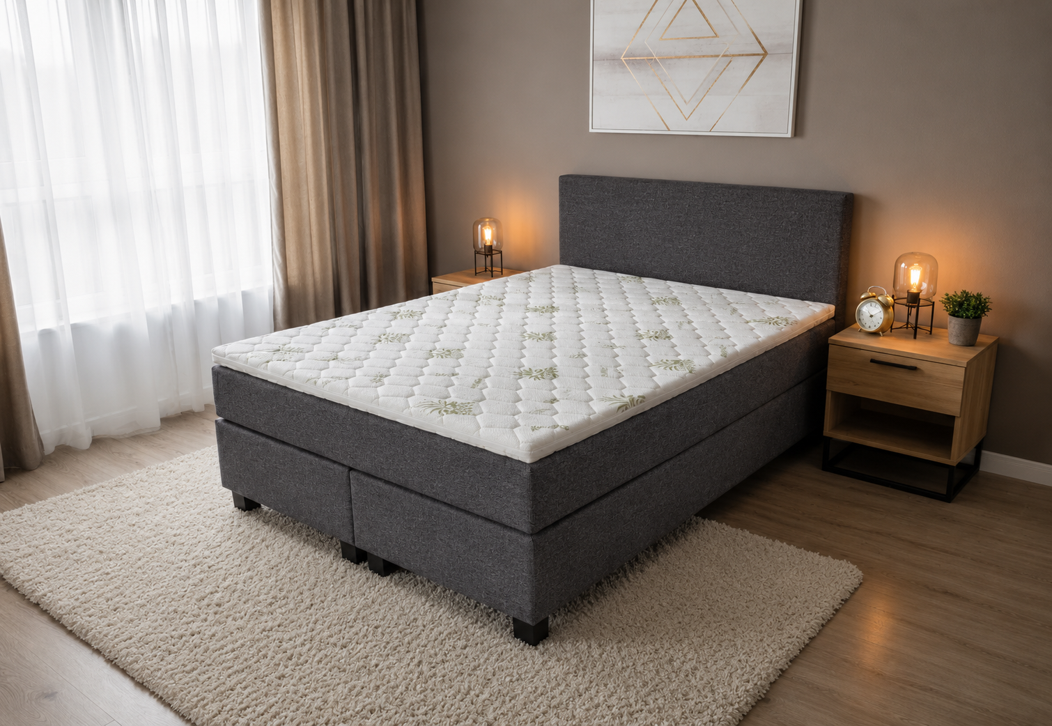 2 persoons boxspring Pro active - 140cm