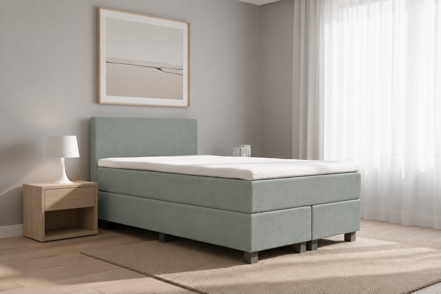 2 persoons boxspring Premium 500 - 140cm