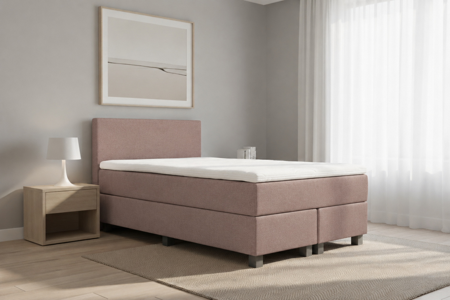 2 persoons boxspring Premium 500 - 140cm