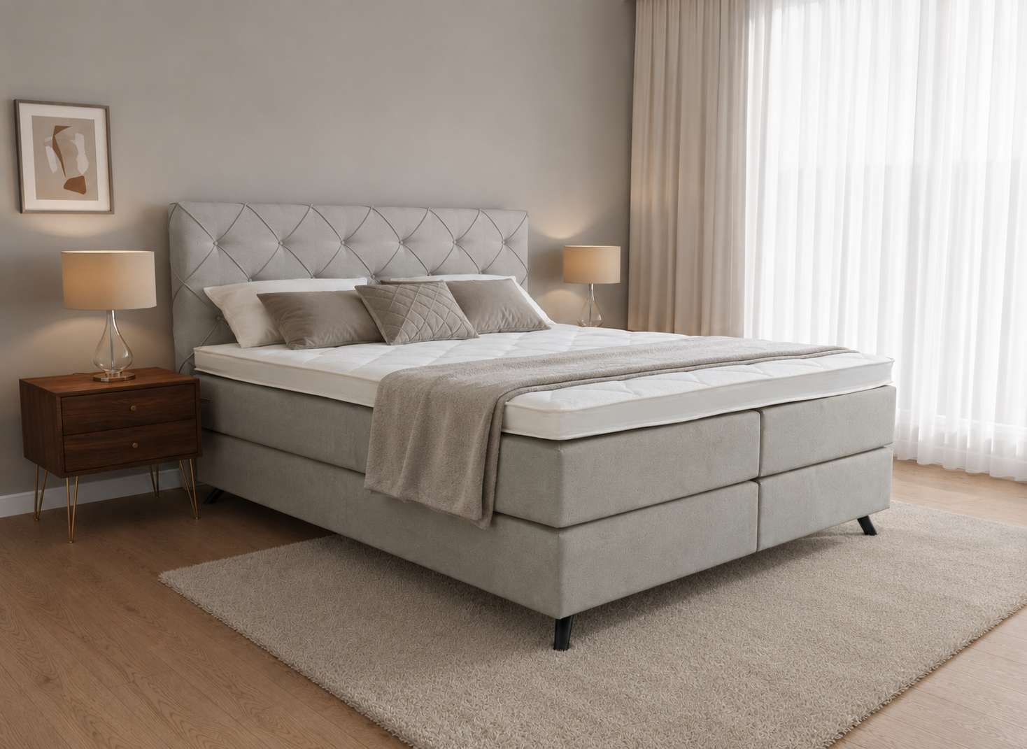 2 persoons boxspring Diresta Dormito - 180cm