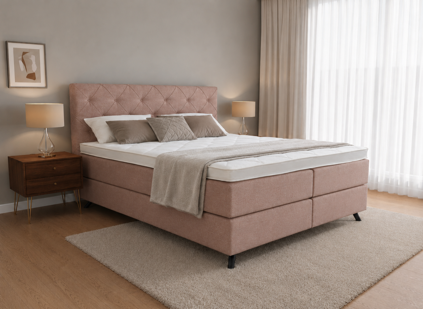 2 persoons boxspring Diresta Dormito - 180cm