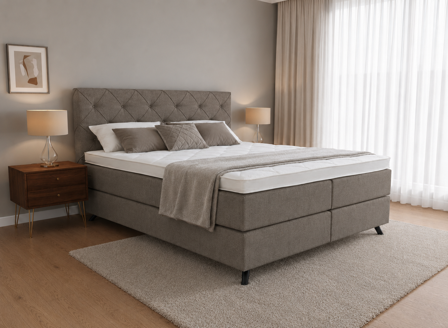 2 persoons boxspring Diresta Dormito - 180cm