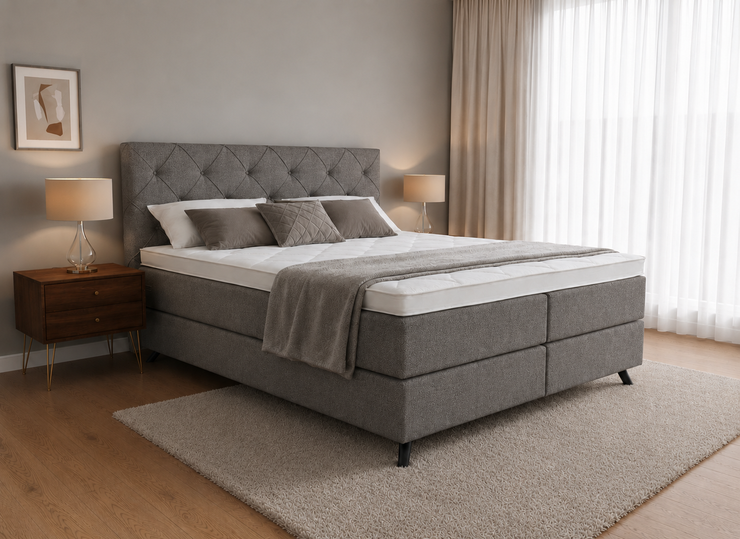 2 persoons boxspring Diresta Dormito - 180cm