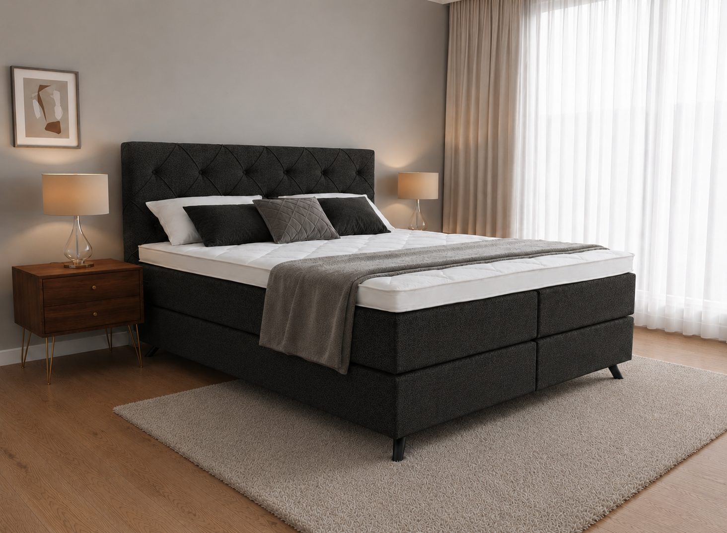 2 persoons boxspring Diresta Dormito - 180cm