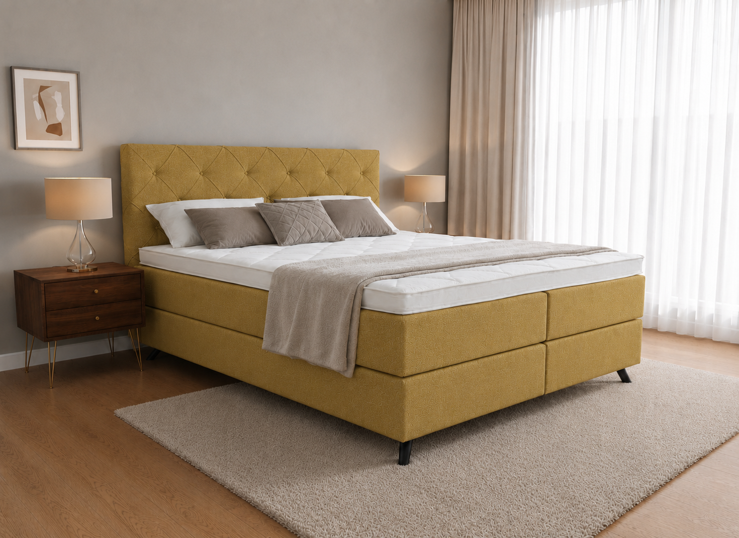 2 persoons boxspring Diresta Dormito - 180cm