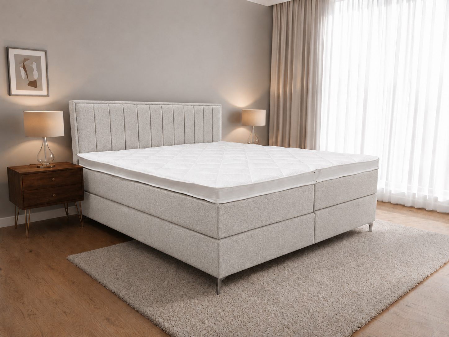 2 persoons boxspring Diresta Velvet - 180cm