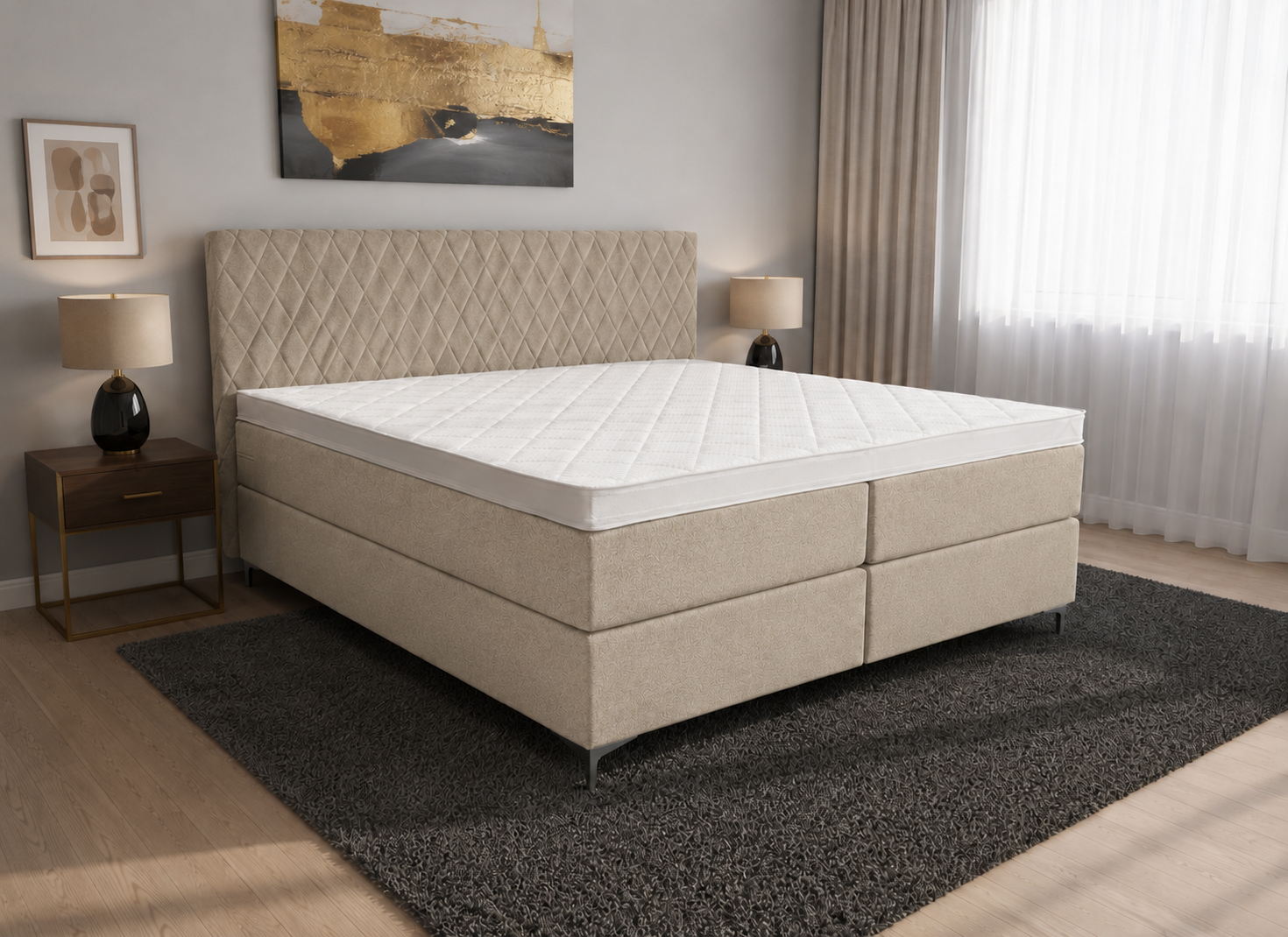 2 persoons boxspring Diresta Lusso - 180cm