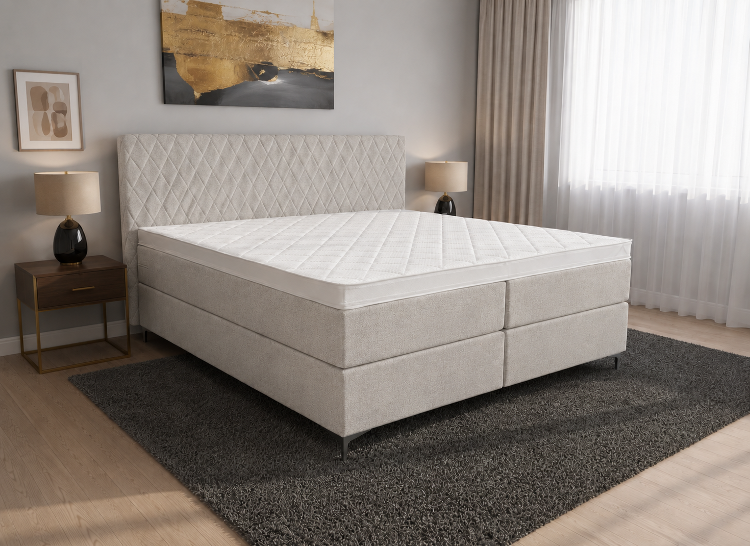 2 persoons boxspring Diresta Lusso - 180cm