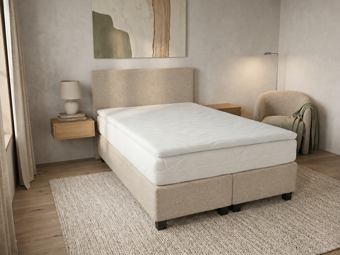 Twijfelaar boxspring Easy Deluxe - 120cm