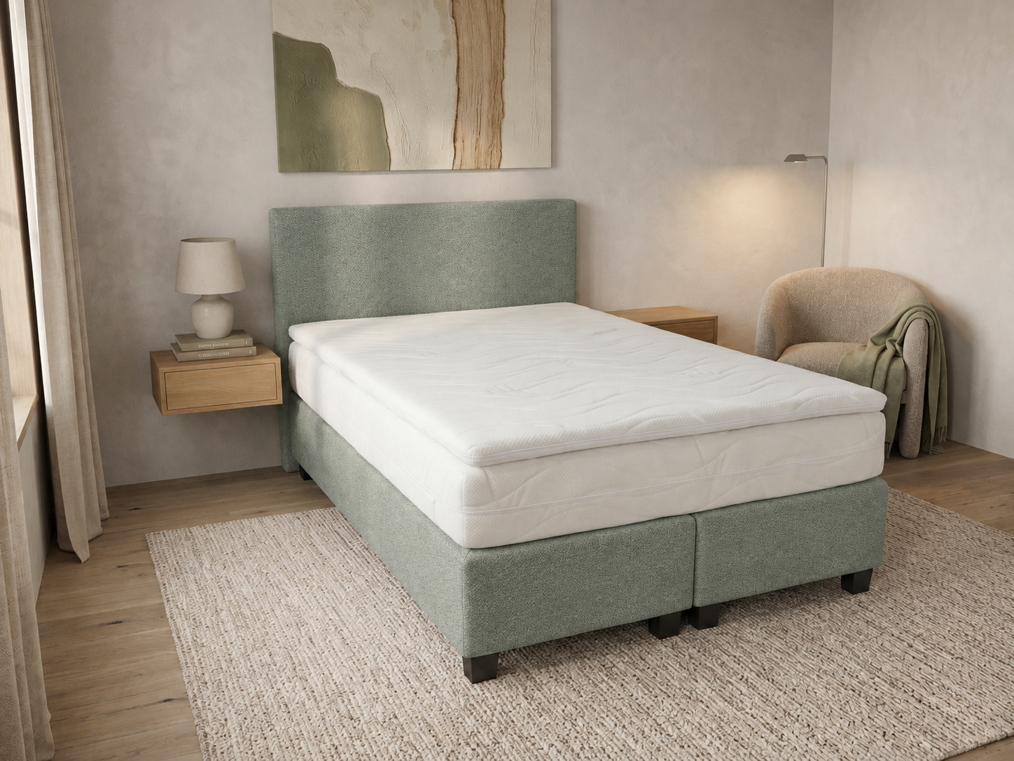 Twijfelaar boxspring Easy Deluxe - 120cm