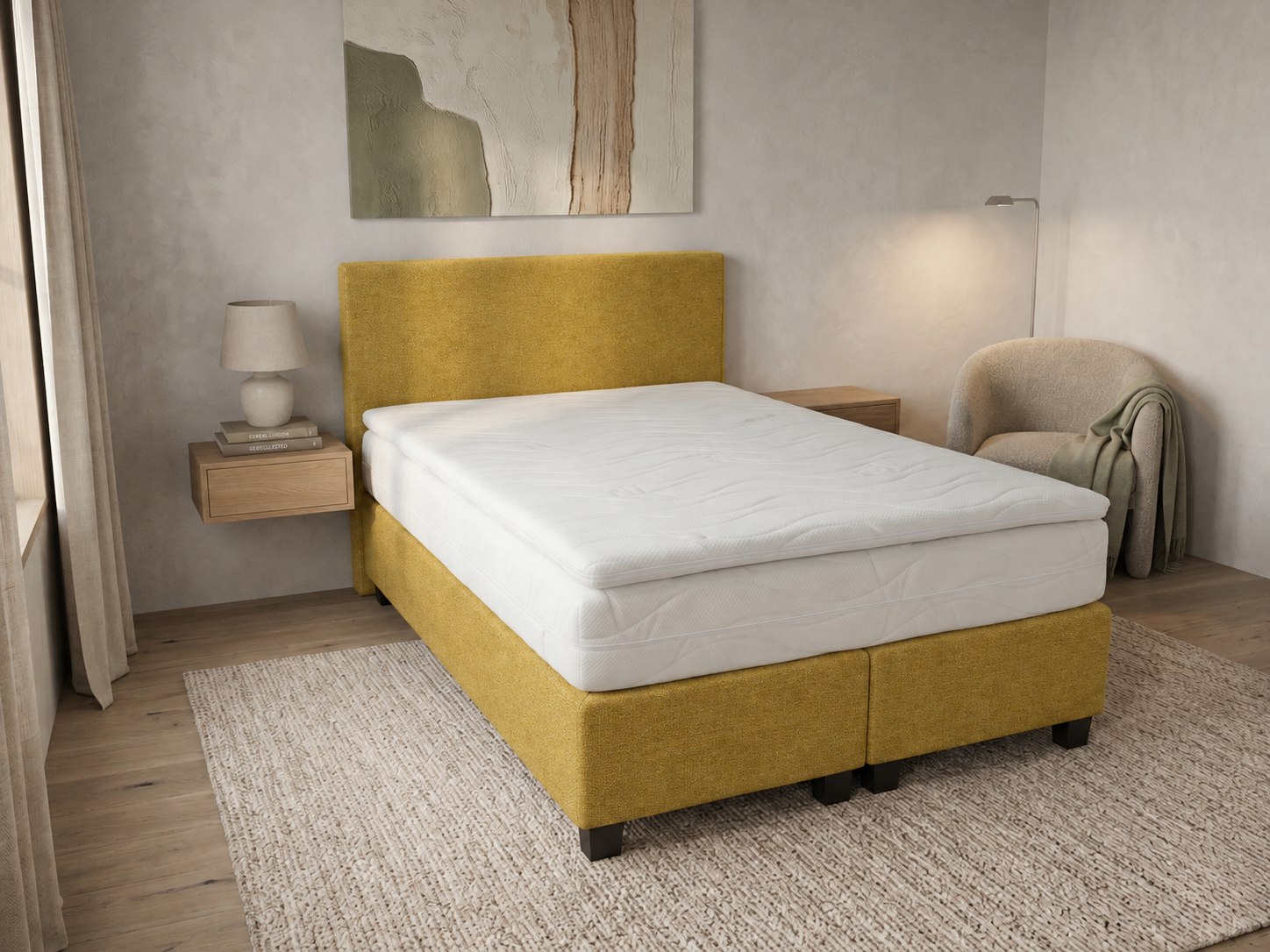 Twijfelaar boxspring Easy Deluxe - 120cm