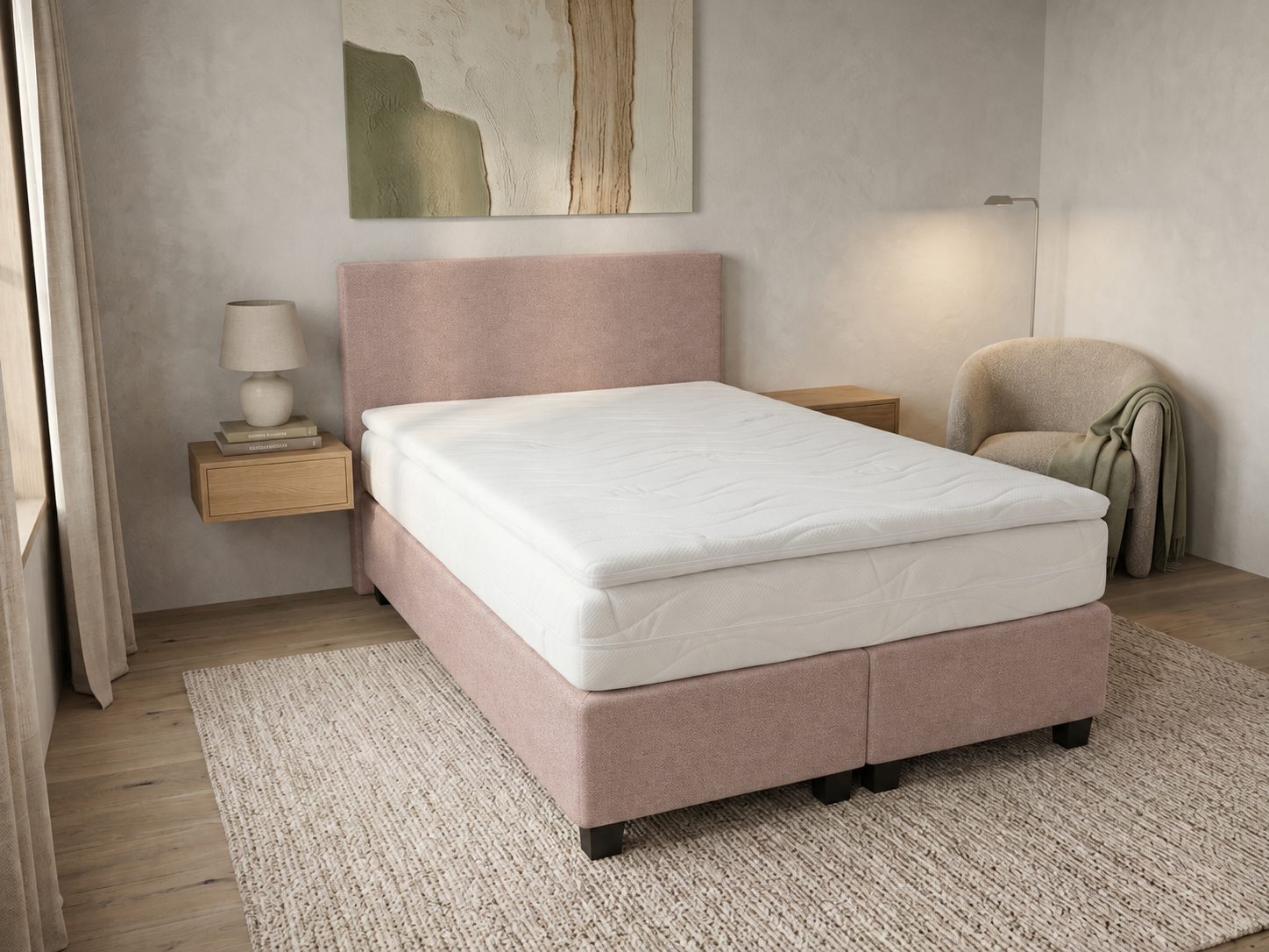 Twijfelaar boxspring Easy Deluxe - 120cm