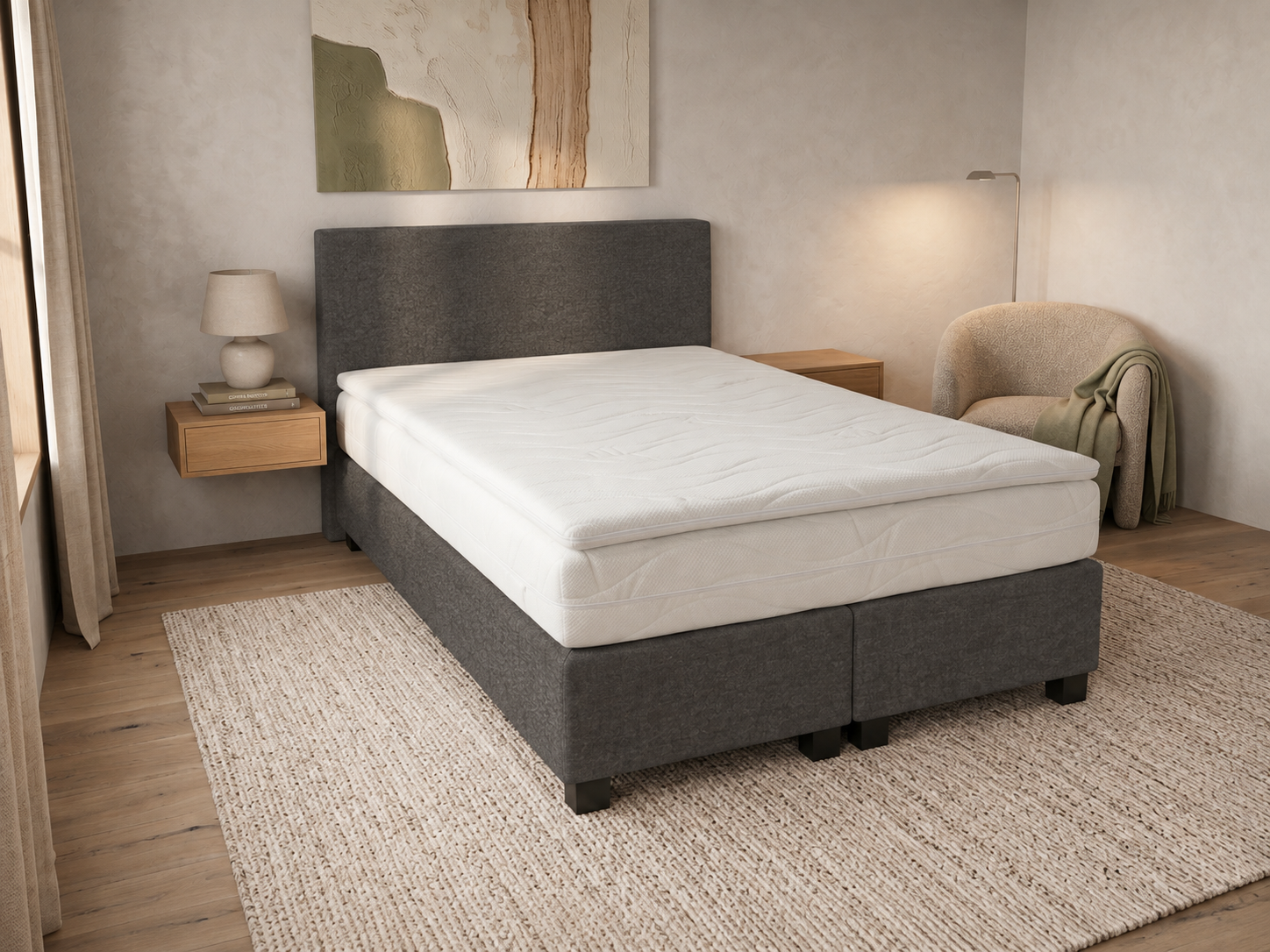 Twijfelaar boxspring Easy Deluxe - 120cm