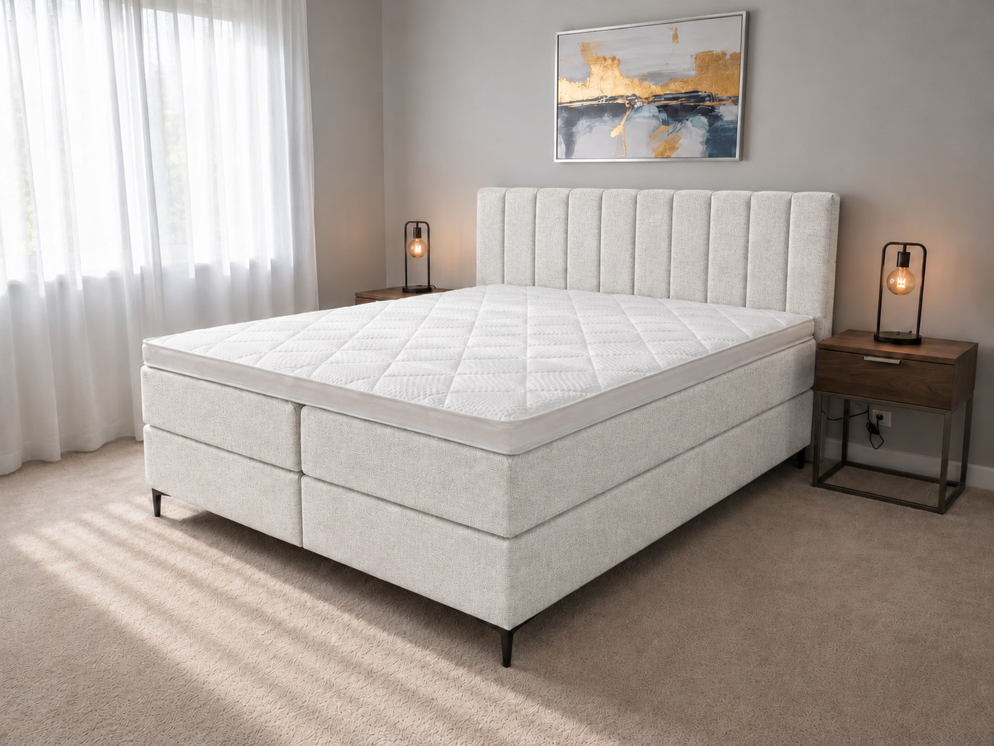 2 persoons boxspring Desiree - 180cm