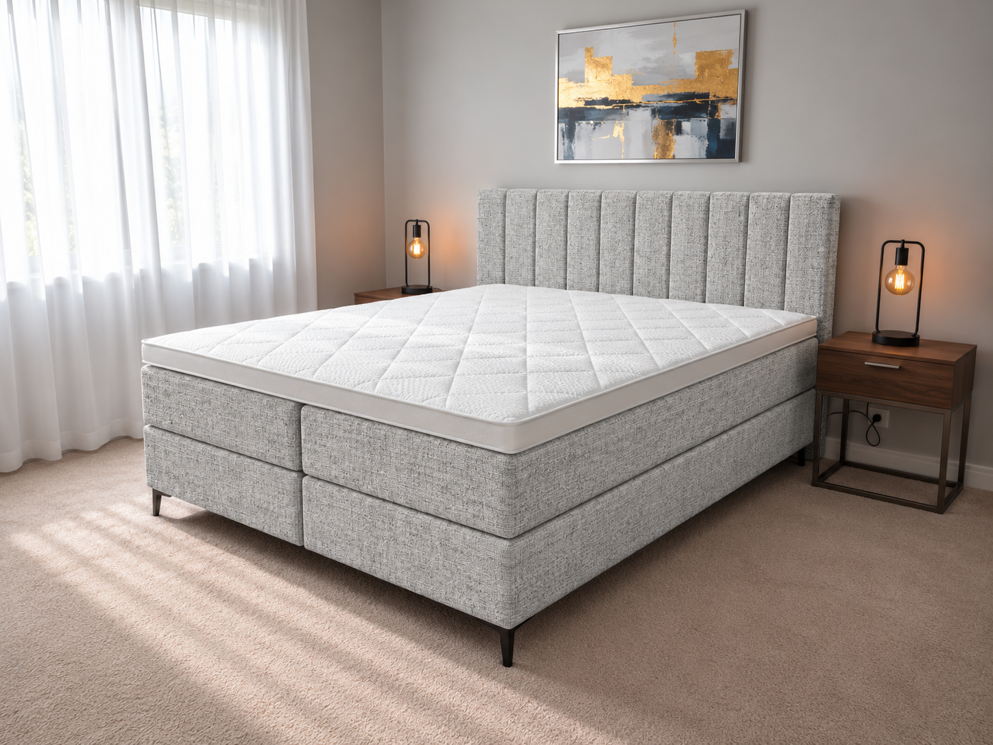 2 persoons boxspring Desiree - 180cm