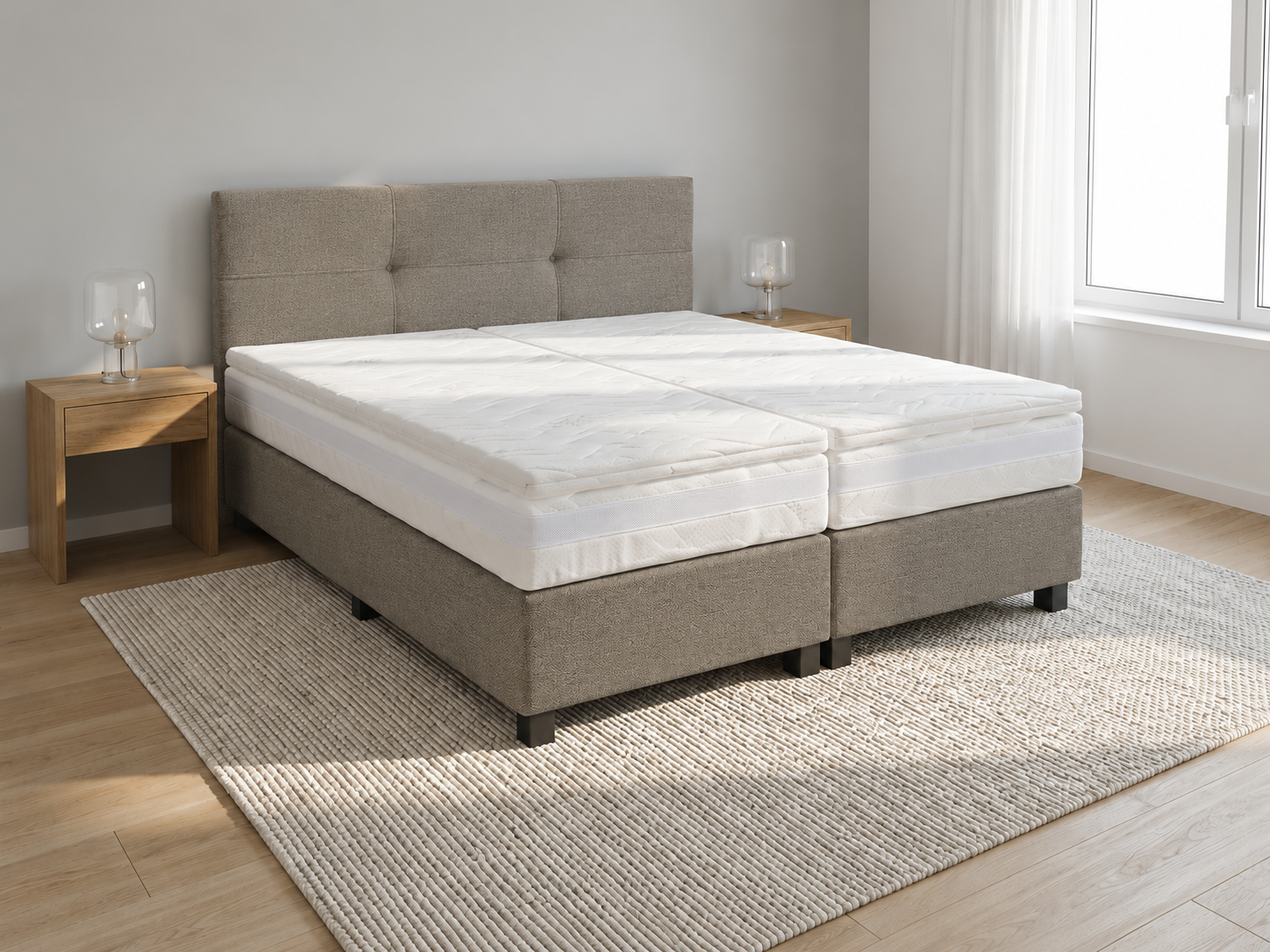 2 persoons boxspring Italia - 160cm