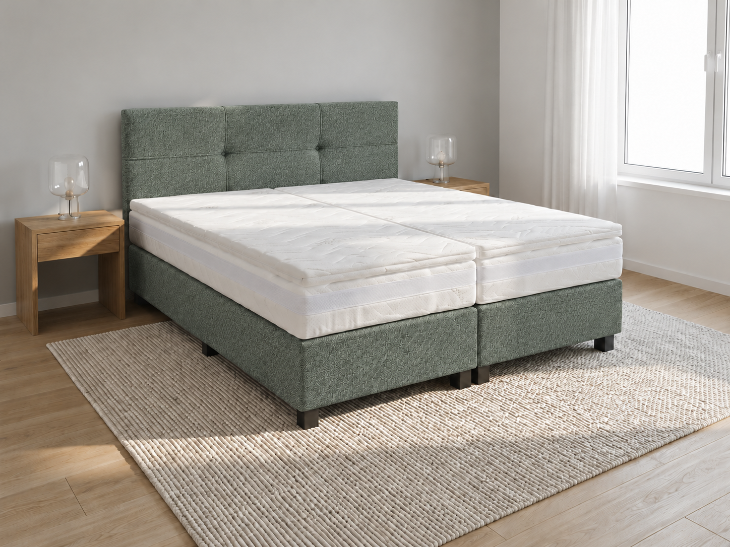 2 persoons boxspring Italia - 160cm