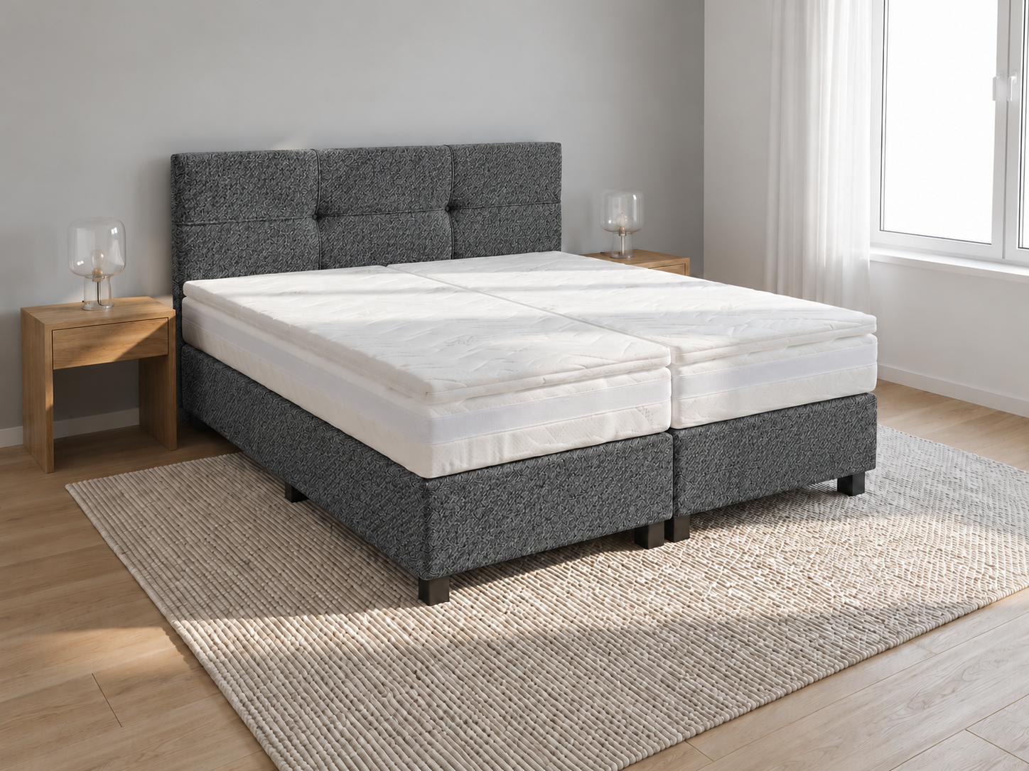 2 persoons boxspring Italia - 160cm