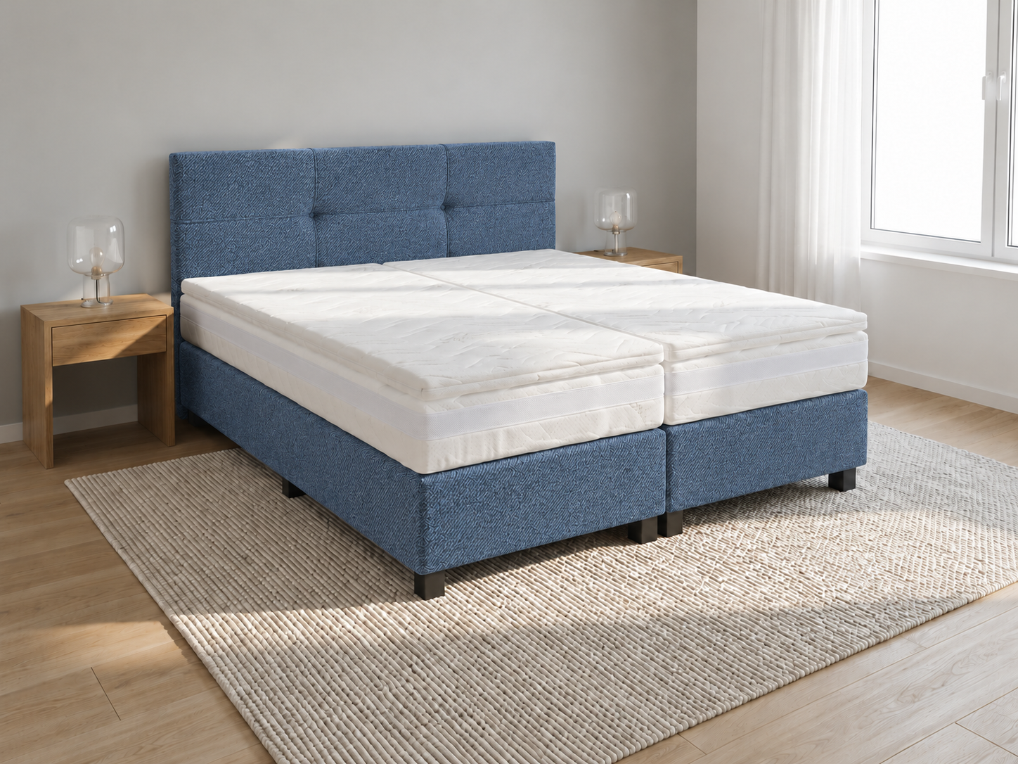 2 persoons boxspring Italia - 140cm