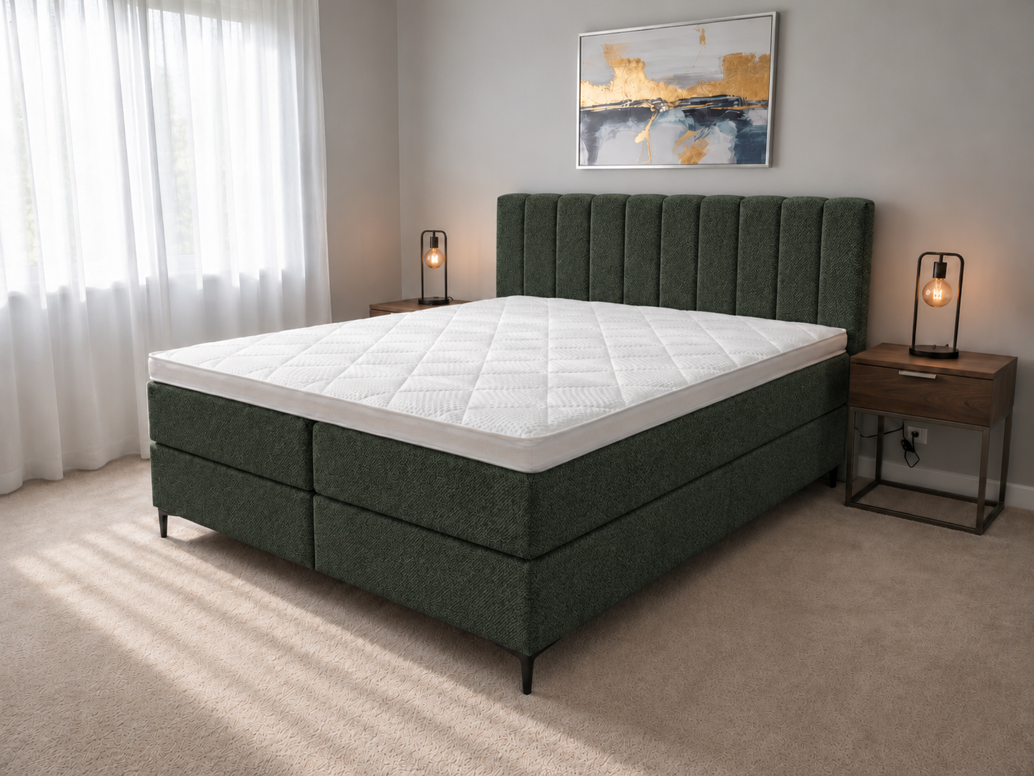 2 persoons boxspring Desiree - 140cm
