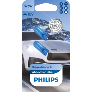 Philips Philips Wedge Base W5W Whitevision ULTRA