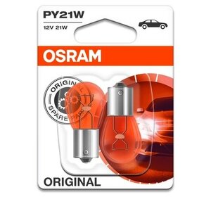 Osram Osram Original Line gloeilamp 12v 21w bau15S Amber