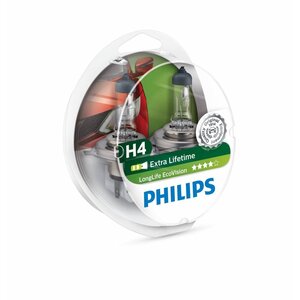 Philips H4 Longlife EcoVision Duobox
