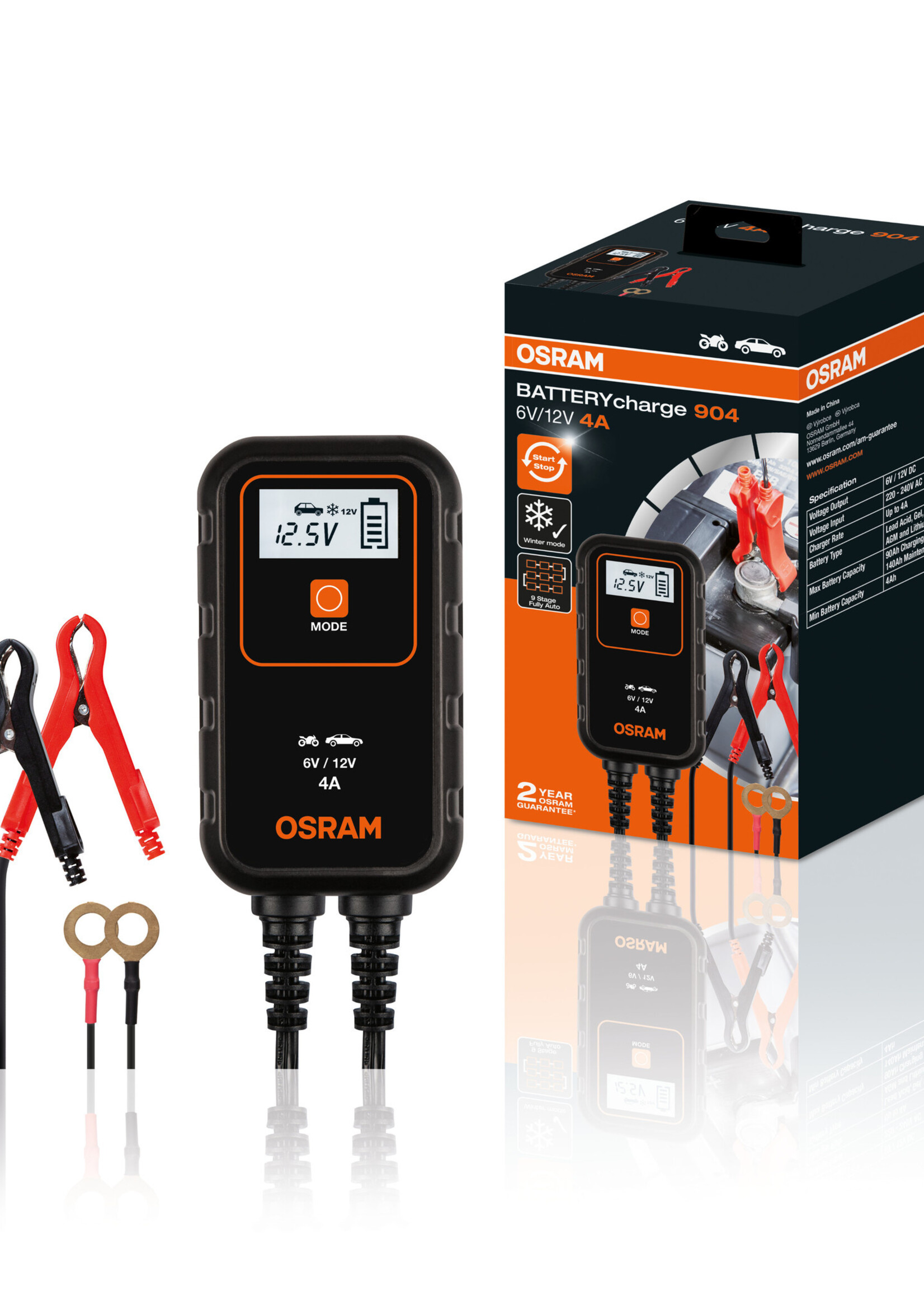 Osram Acculader 4A - OEBCS904