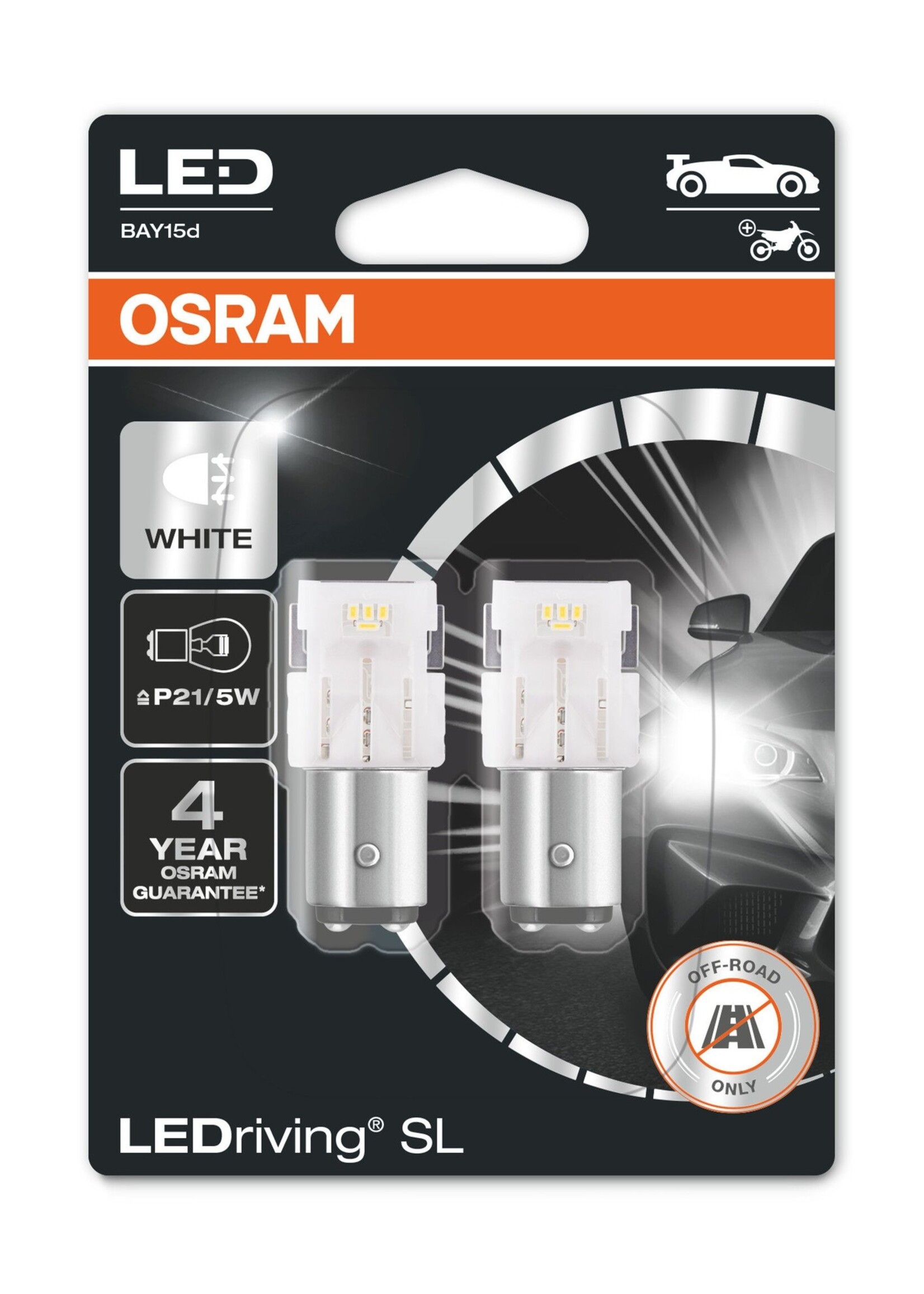 Osram Ledriving P21/5W 6000k