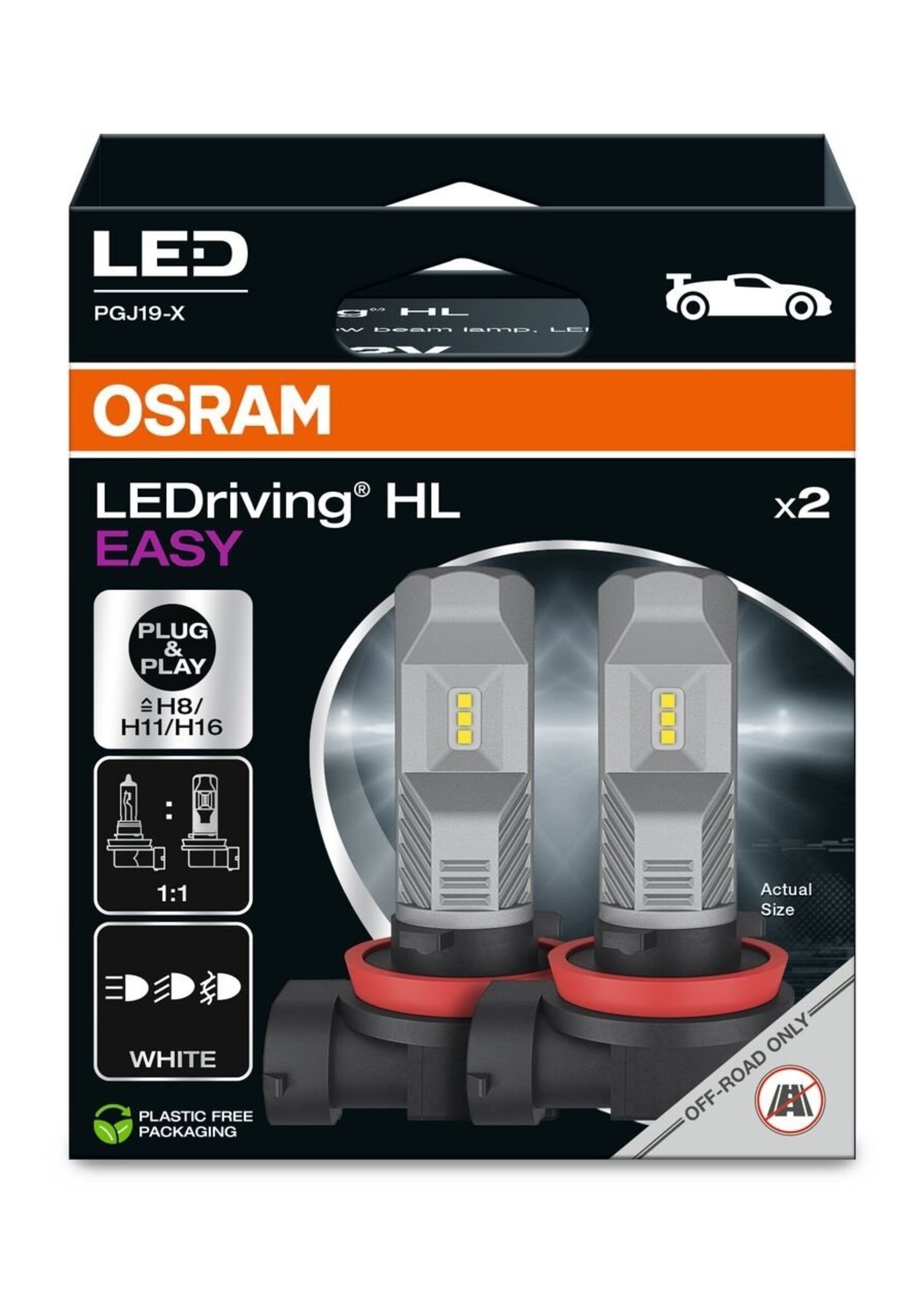 Osram Ledriving Mistlamp H8/H11/H16
