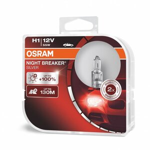 Osram Osram H1 Nightbreaker silver Duo