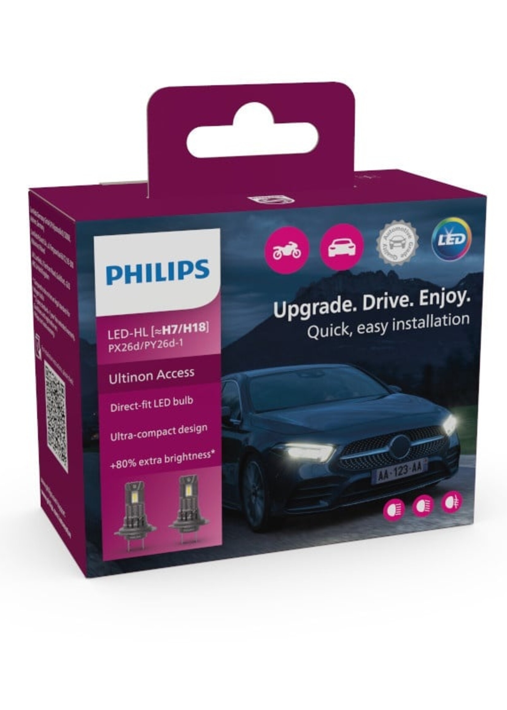 Philips LED H7/H18 Ultinon access