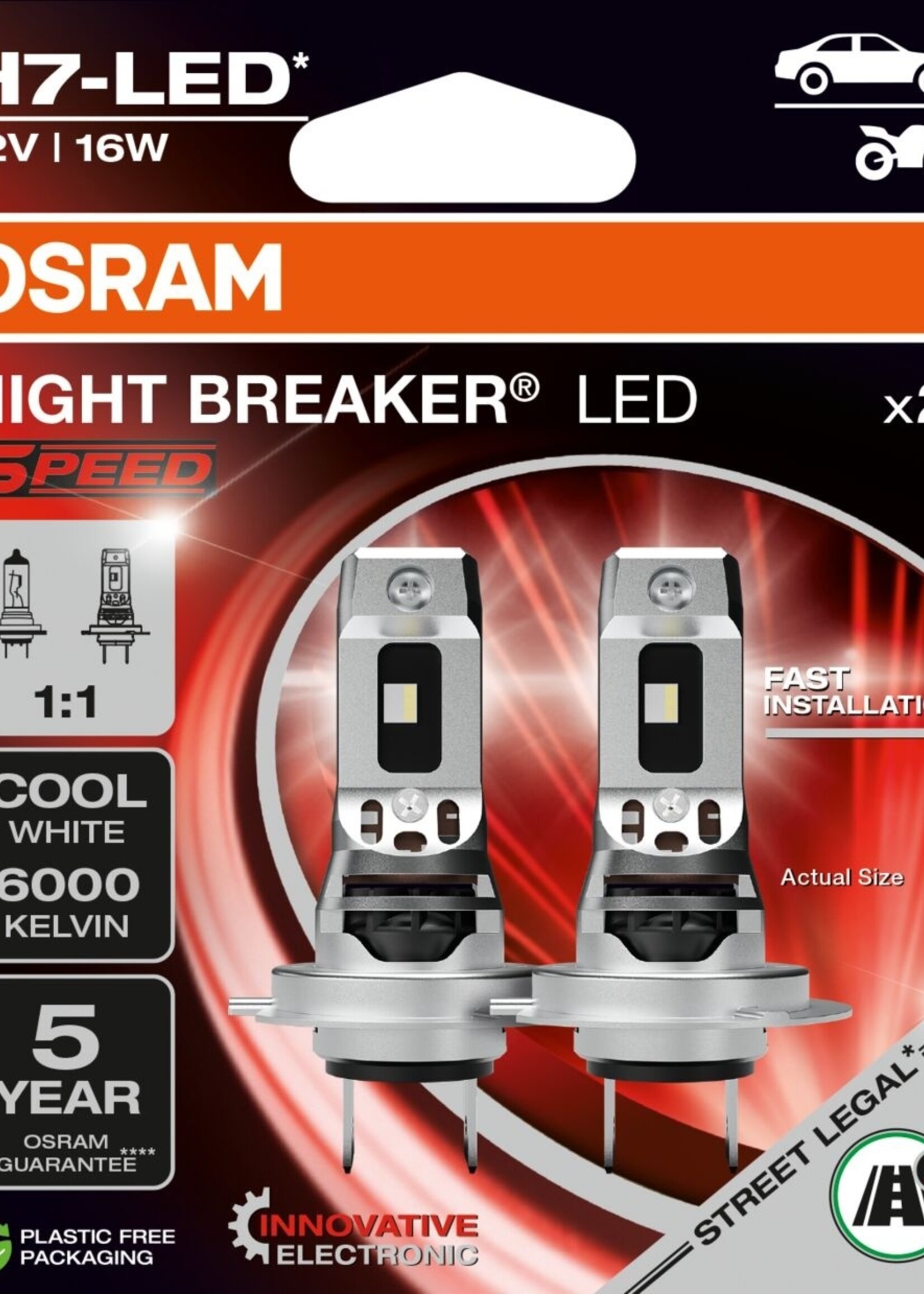 Osram NIGHT BREAKER H7 LED SPEED