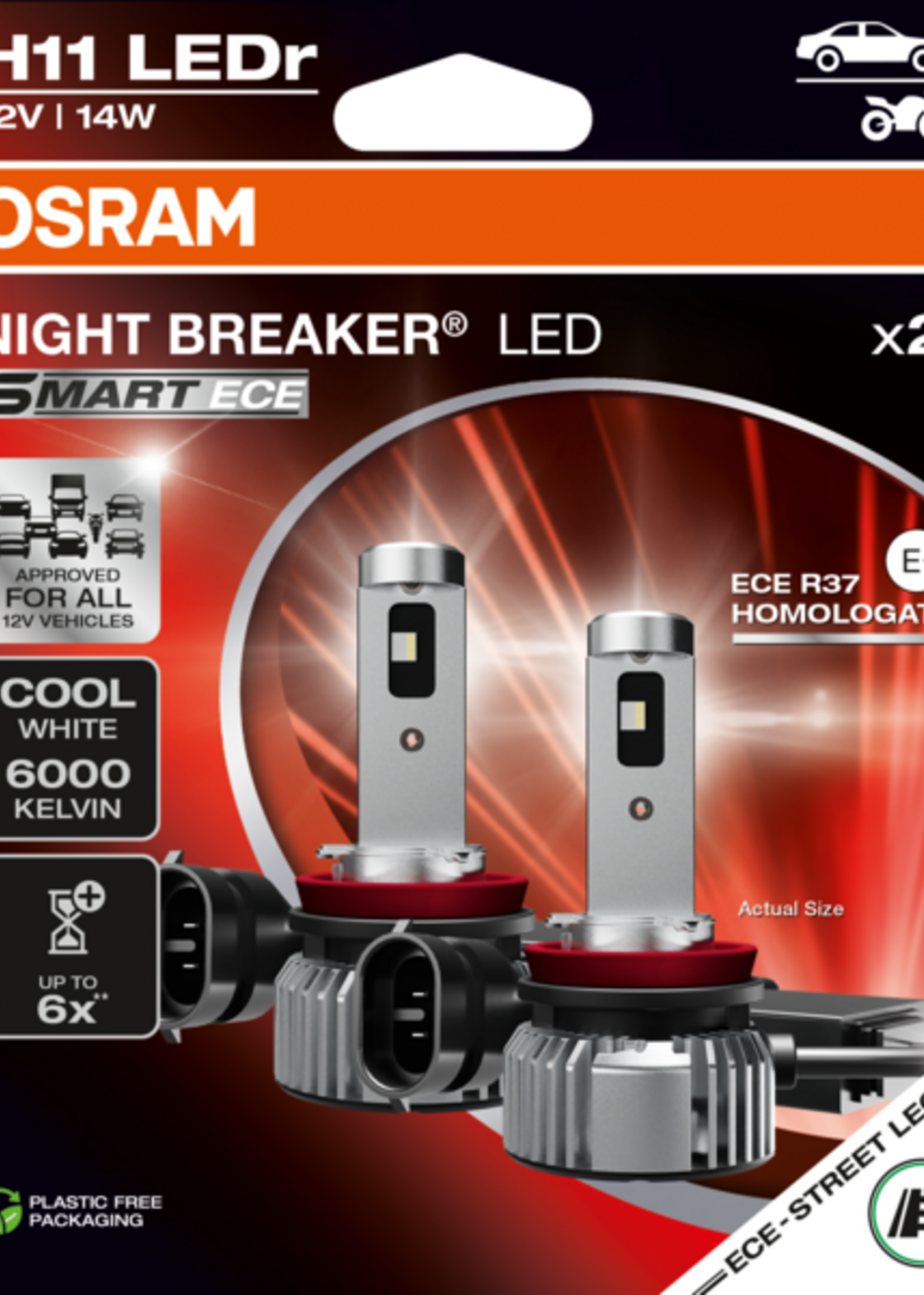 Osram NIGHT BREAKER H11 LED SMART ECE