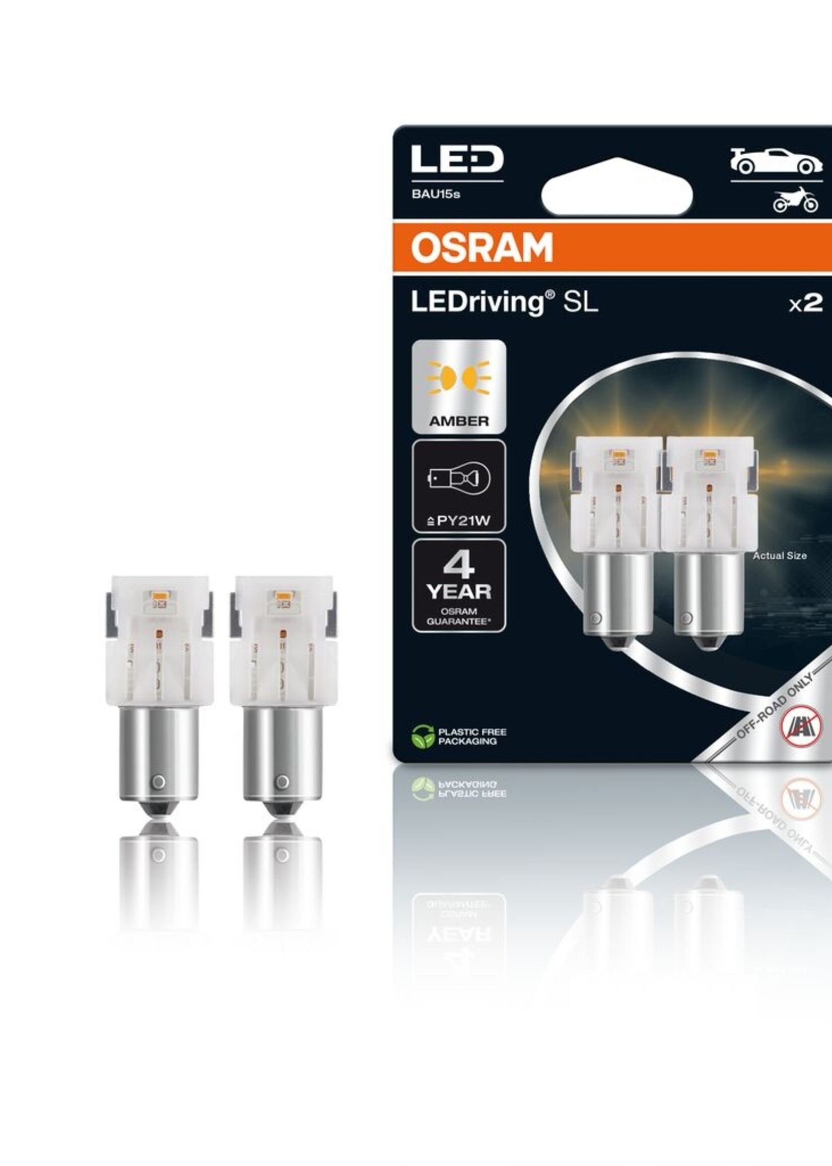 Osram Ledriving PY21W oranje