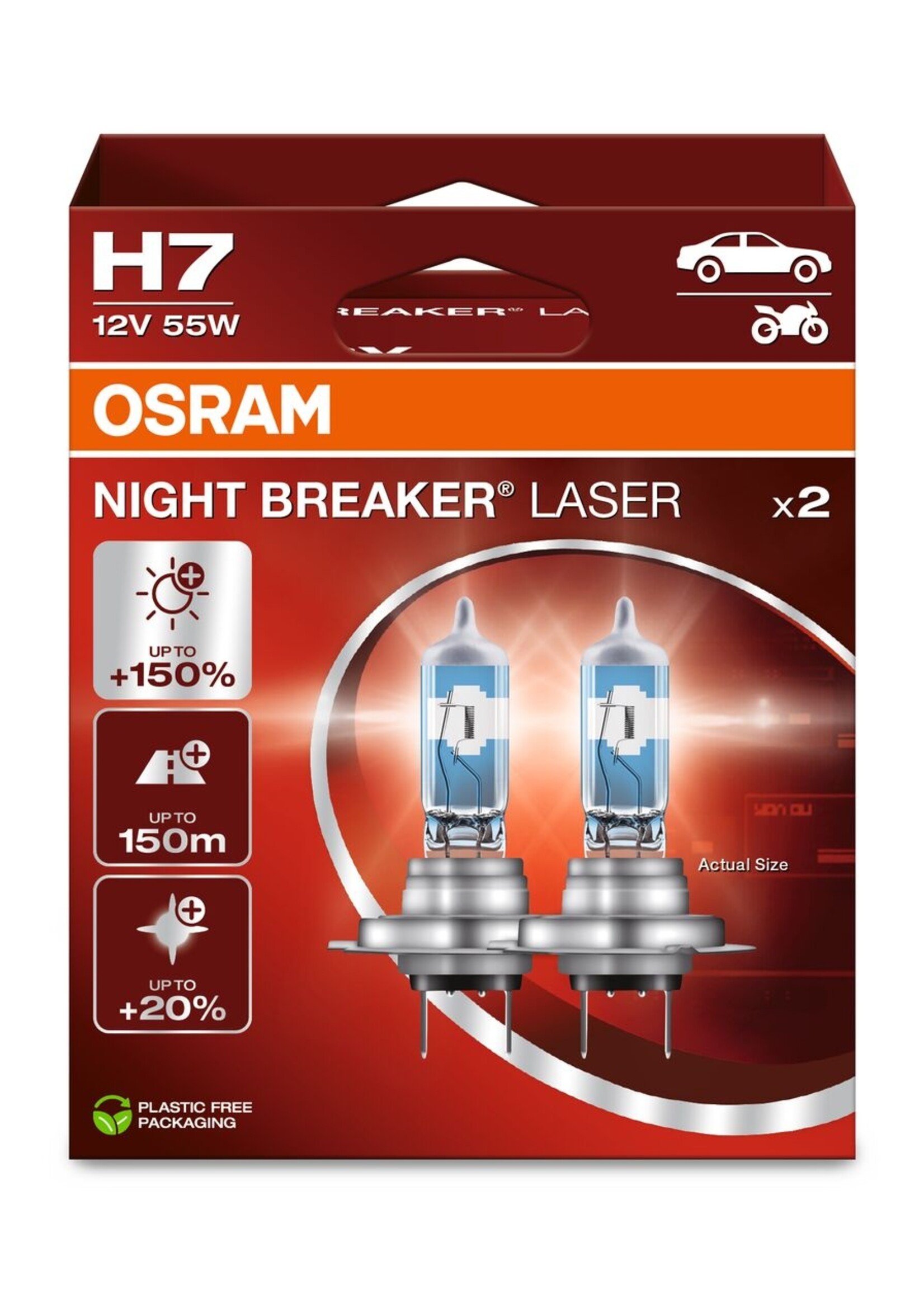 Osram H7 Nightbreaker laser Duo