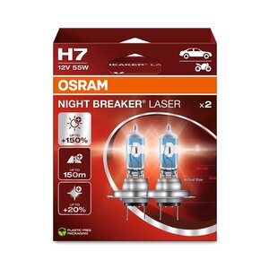 Osram H7 Nightbreaker laser Duo