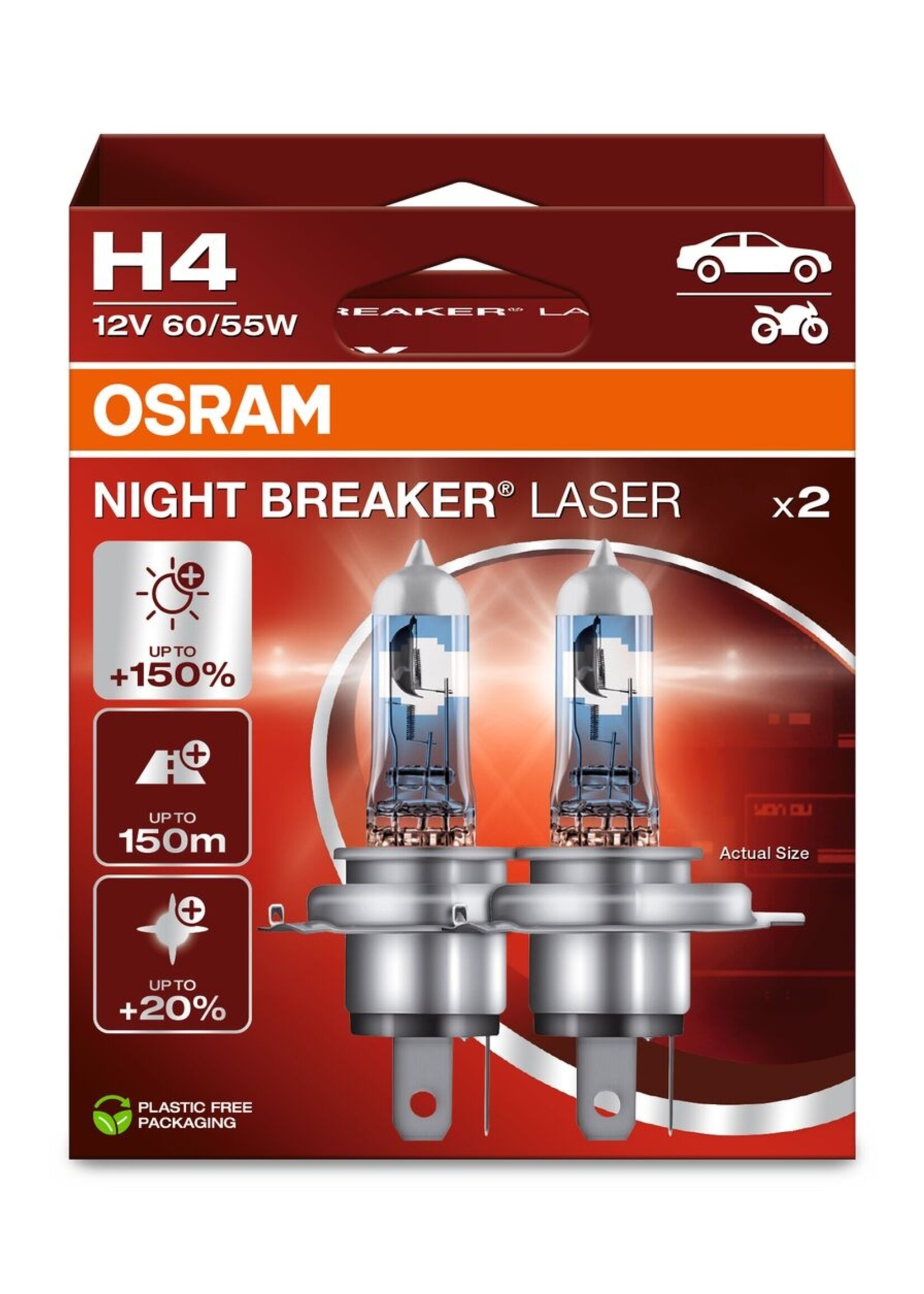 Osram H4 Nightbreaker laser Duo